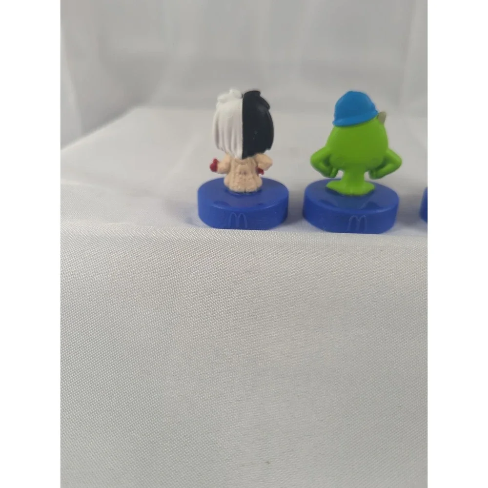 Lot of 4 Disneyland 70th Anniversary McDonalds Happy Meal Toys Figures